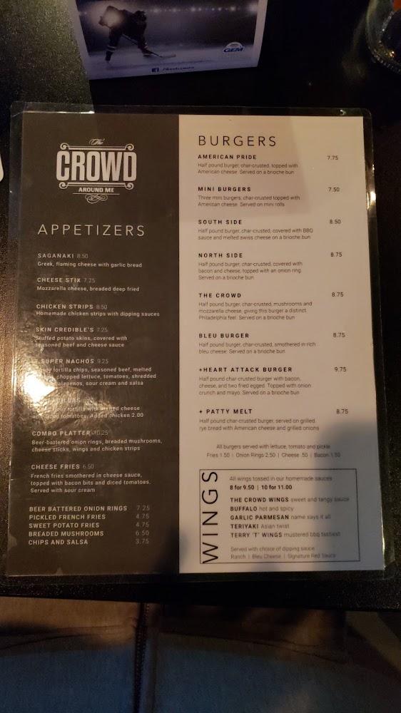 The Crowd Around Me Menu image 4